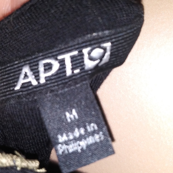 APT. 9 BLACK/GREEN CHEETAH BOTTOM DRESS MEDIUM - Picture 5 of 5